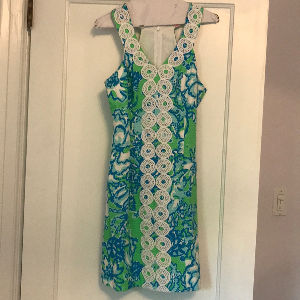 Lily Pulitzer Printed Dress- only worn once!